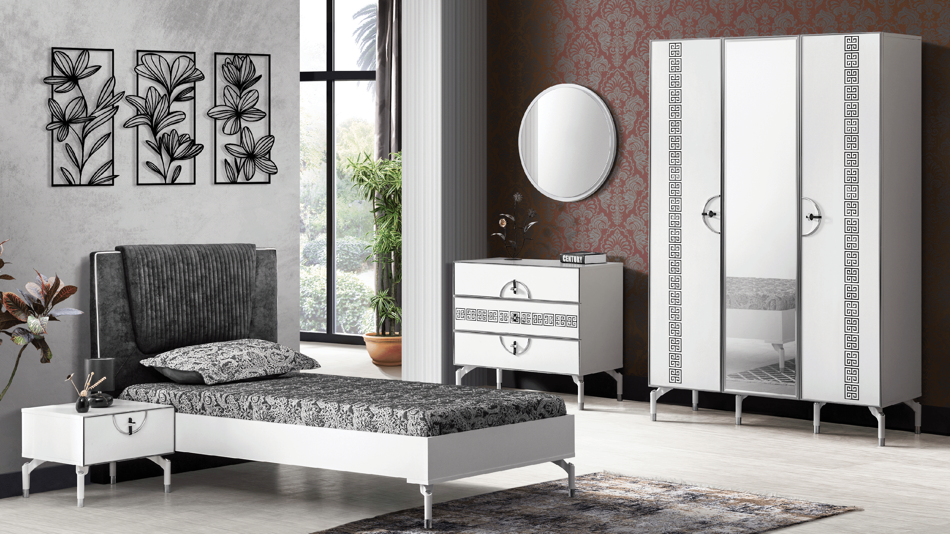 T-570 Active Beyaz Genç Odası