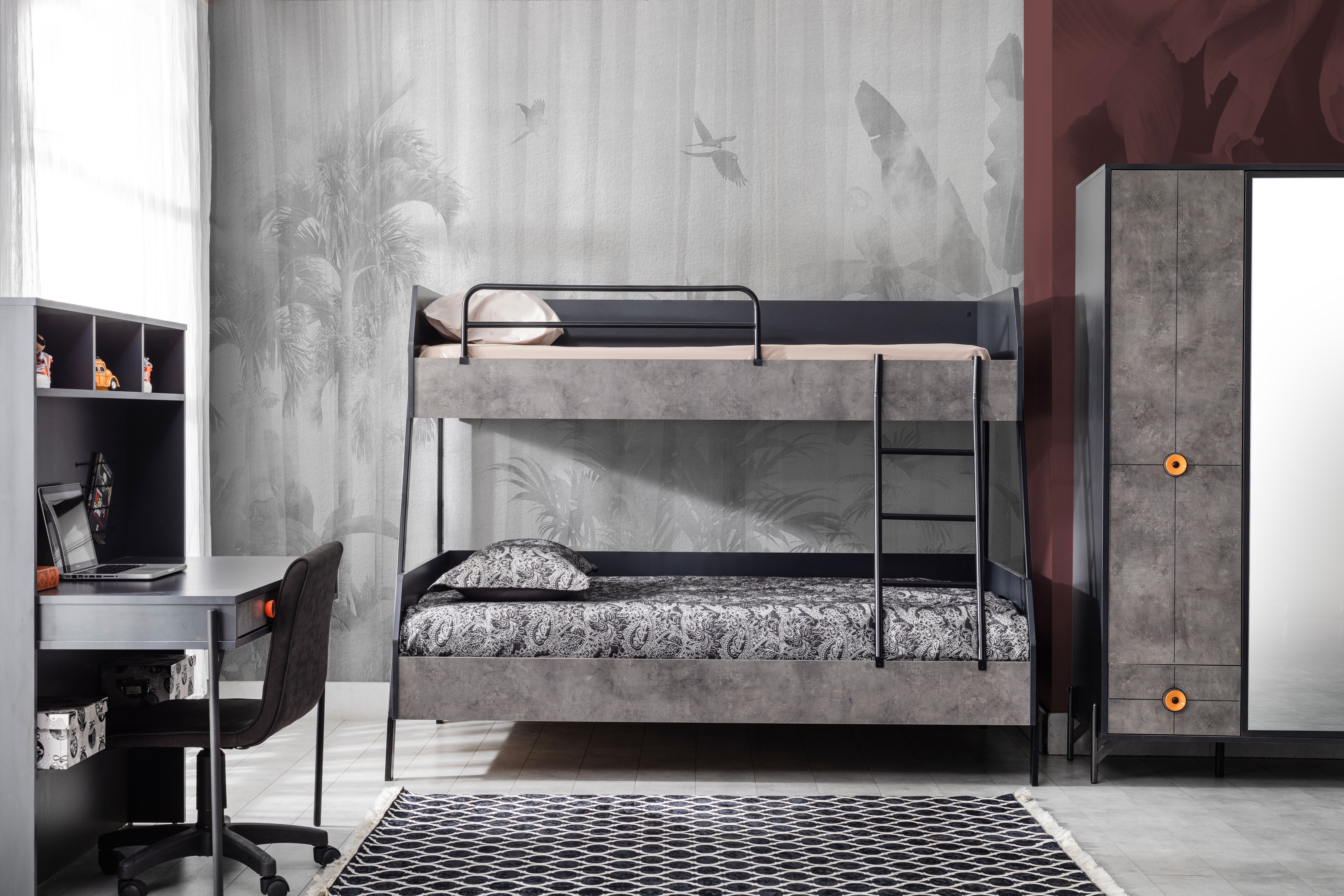 T-690 Prova Ahşap Ranzalı Çocuk Odası