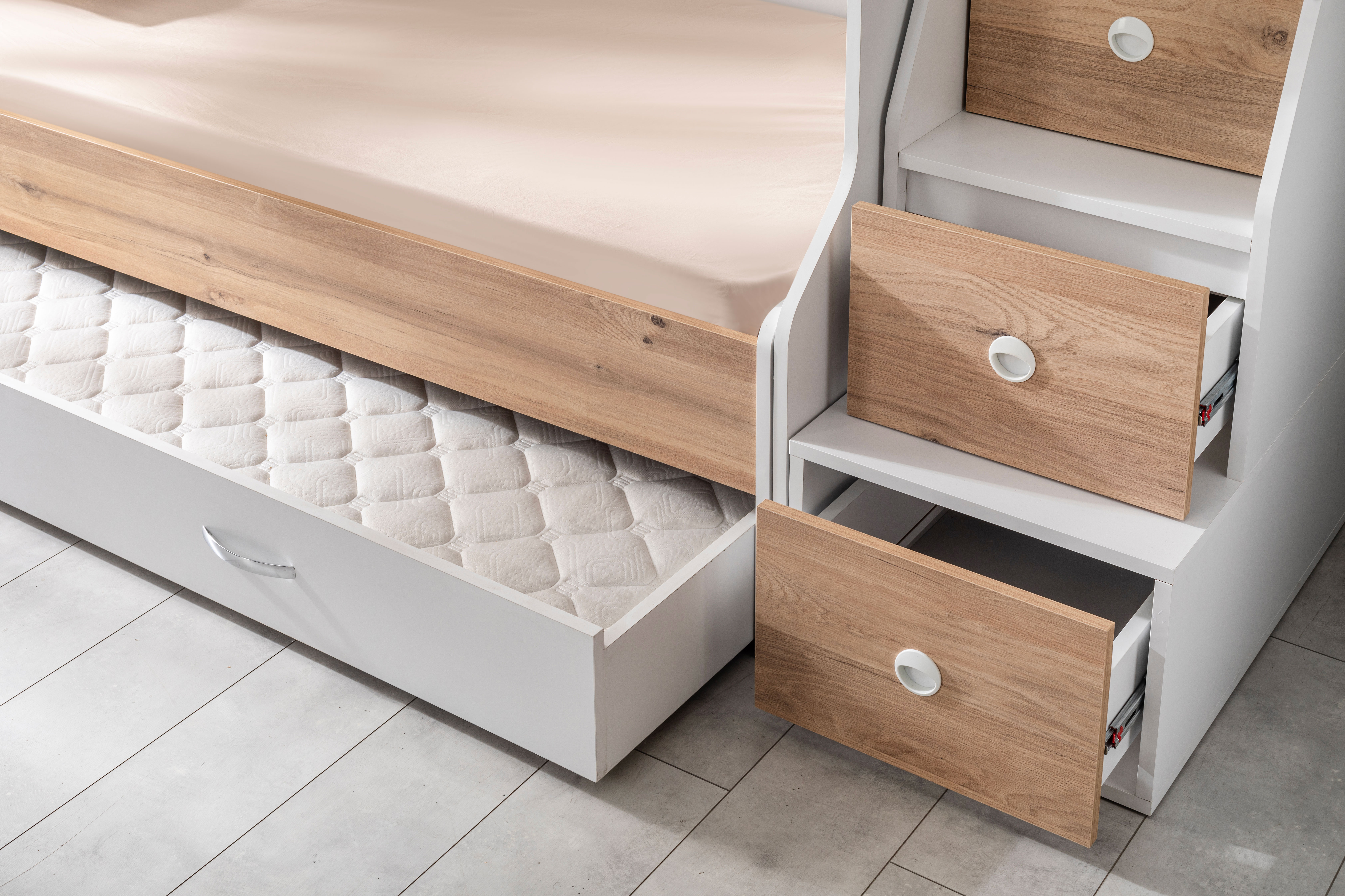 T-680 Tarz Ahşap Ranzalı Çocuk Odası